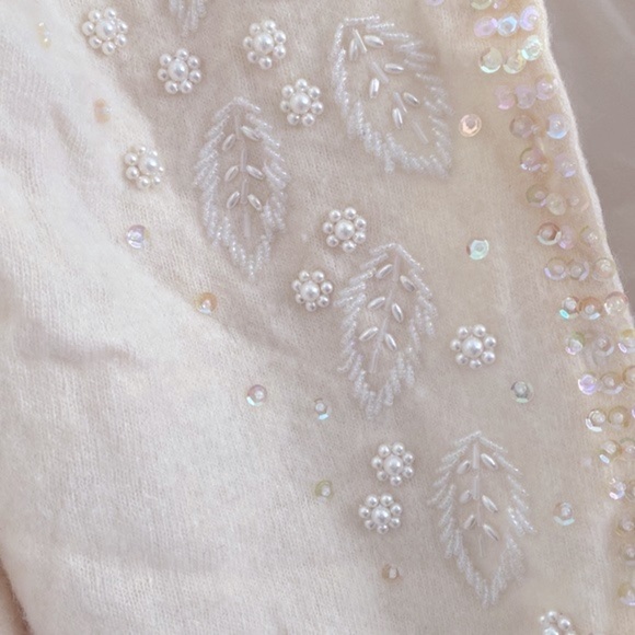 70’s vintage Vivien Forest beaded cardigan - Picture 5 of 9